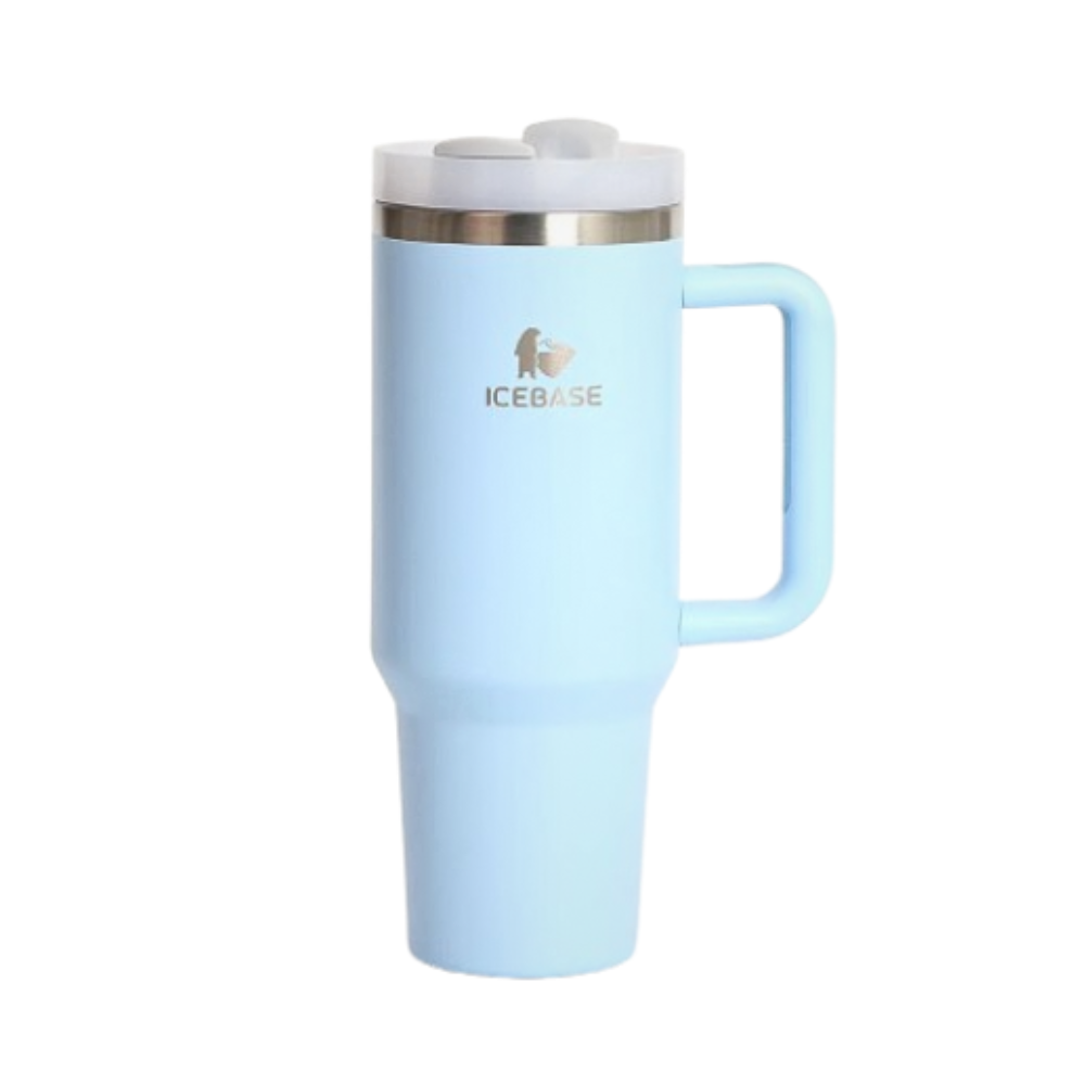 แก้วเก็บความเย็น ICEBASE รุ่น VL-519BL (POWERFUL) ขนาด 1200 ML สีฟ้า_0